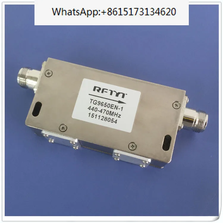 

440-470MHz Dual Junction Isolator for UHF VHF Radio FM Digital TV Frequency