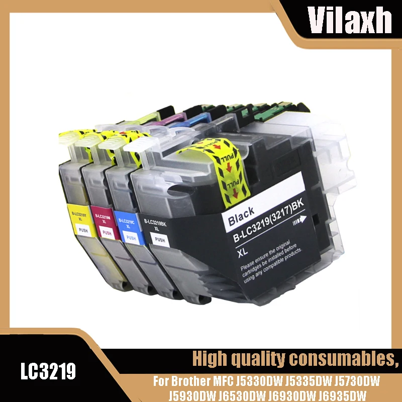 

Vilaxh LC-3219XL 3219XL LC3219 Compatible Ink Cartridge For Brother MFC J5330DW J5335DW J5730DW J5930DW J6530DW J6930DW J6935DW