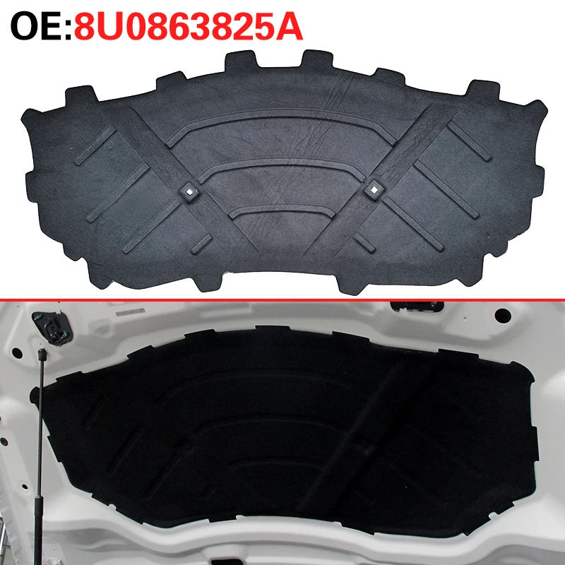 

8U 0863825 A для Audi Q3 RSQ3 2012-2018 изоляция капота двигателя, хлопковая изоляция подкладки капота двигателя, хлопок 8U0 863 825A