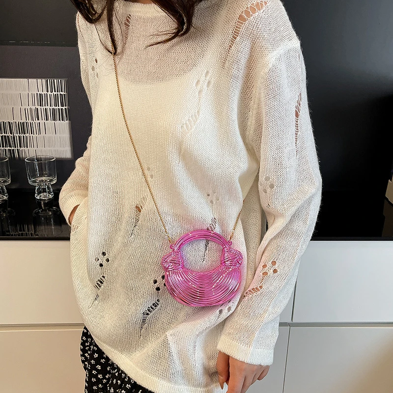 حقيبة كتف أنيقة للنساء من الجلد بتصميم كلاسيكي أنيق، حقيبة يد كروس فاخرة للنزهات اليومية الحديثة