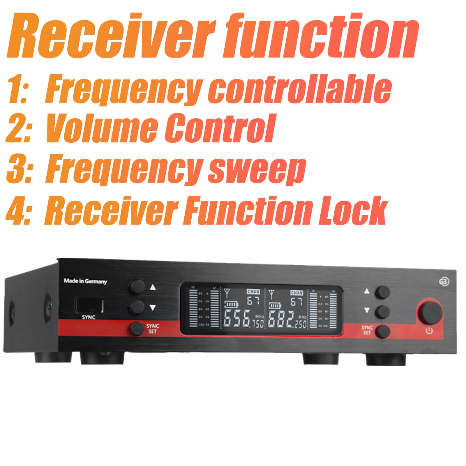 Top Quality！ew100g3/e835 Professional Dual Wireless Microphne 600-695MHz Stage Performance 2 Channels UHF Karaoke Metal Handheld