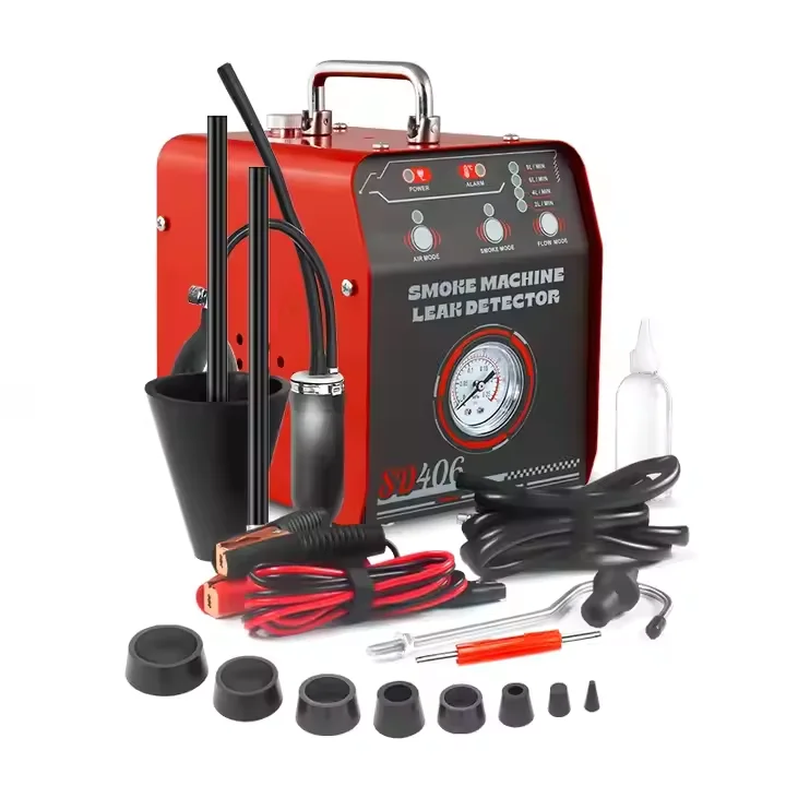 

SD406 Dual Mode 12V Car Engine Analyzer Automotive Smoke Machine Leak Detector Adjustable Pressure Gauge Tester For Car Pipe