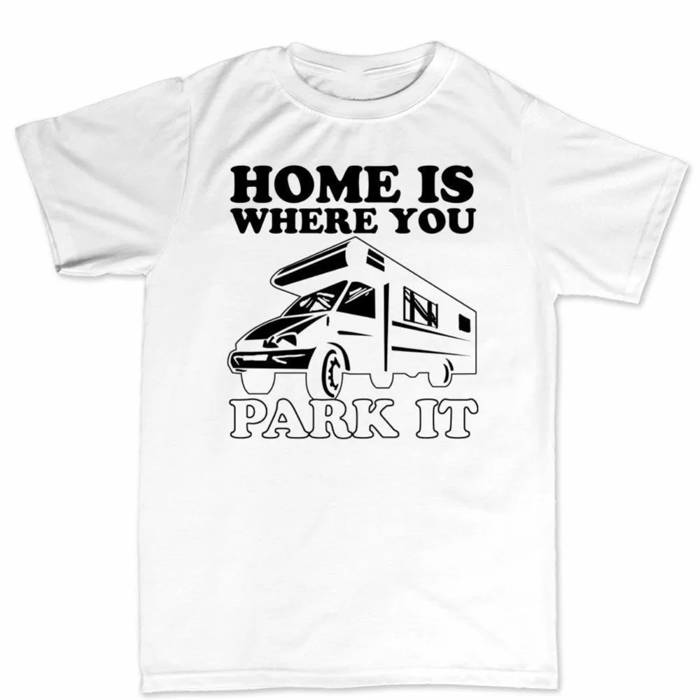 Hot Sale Fashion Caravan Motor Home T-Shirt Men's Summer Cotton Short Sleeve O-Neck T Shirt New S-3XL