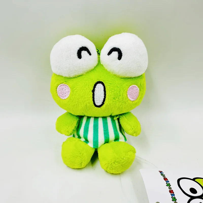 Kero Kero Keroppi Sanrio moja melodia Cartoon pluszowe wypełnione lalka cudowny plecak wisiorek mała żaba breloczek prezenty dla chłopców dziewcząt