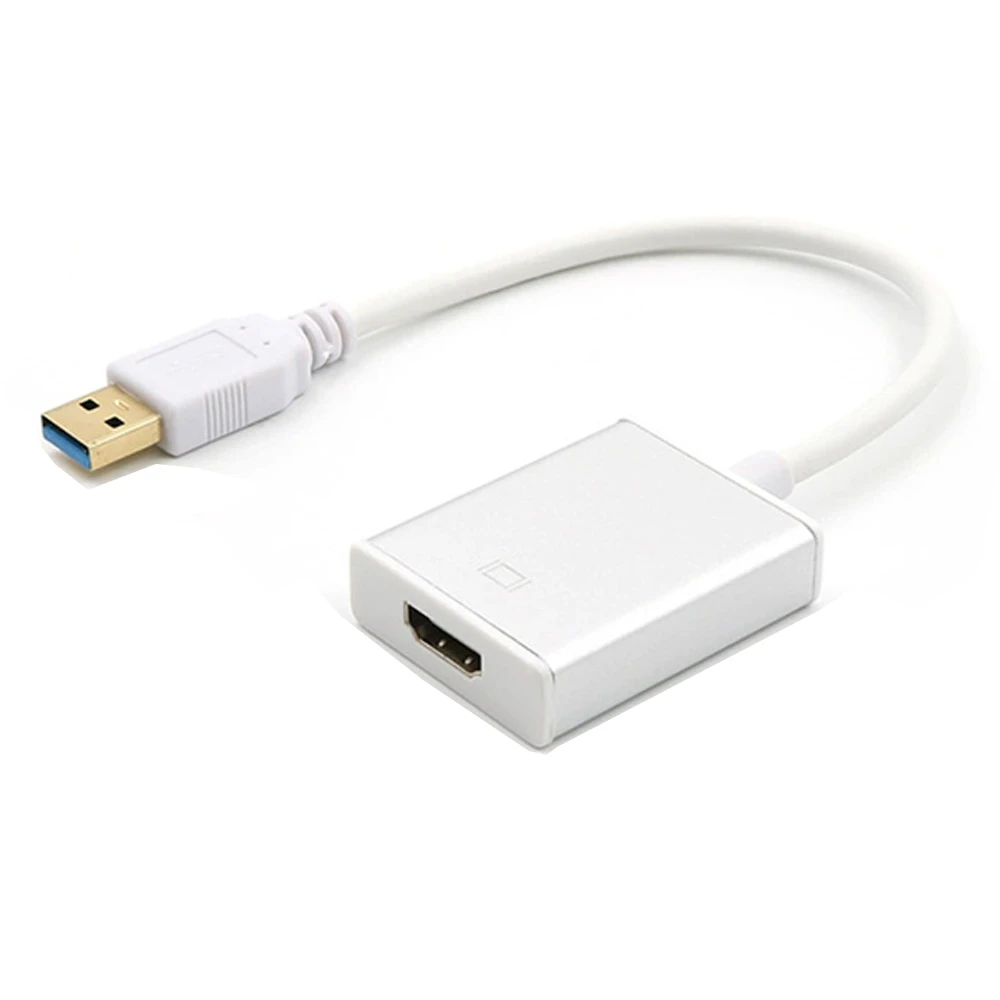 50 шт., высокоскоростной адаптер USB 3,0 в HDMI, 1080P, 60 Гц, 5 Гбит/с