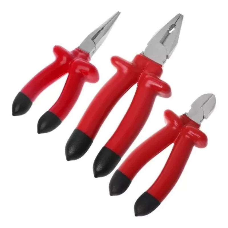 3-in-1 General Use Nozzle Pliers - 1000v Vanadium Cutter Universal Tool