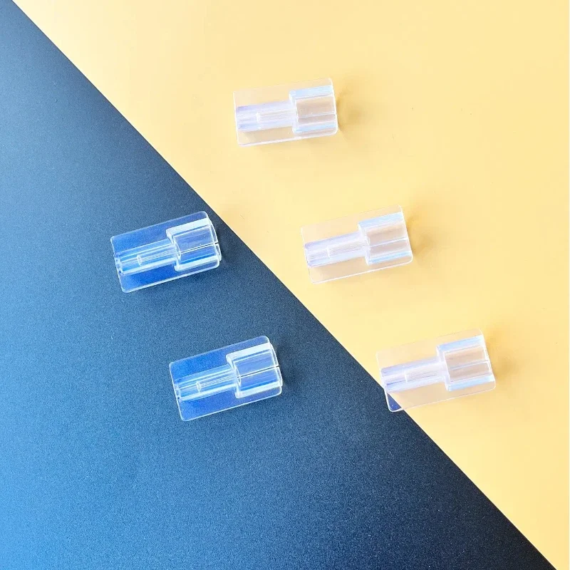 5 قطع من كابل شاحن السيليكون الناعم، كابل شحن سريع، غطاء حماية لسلك بيانات Apple IPhone، مشبك شفاف #2