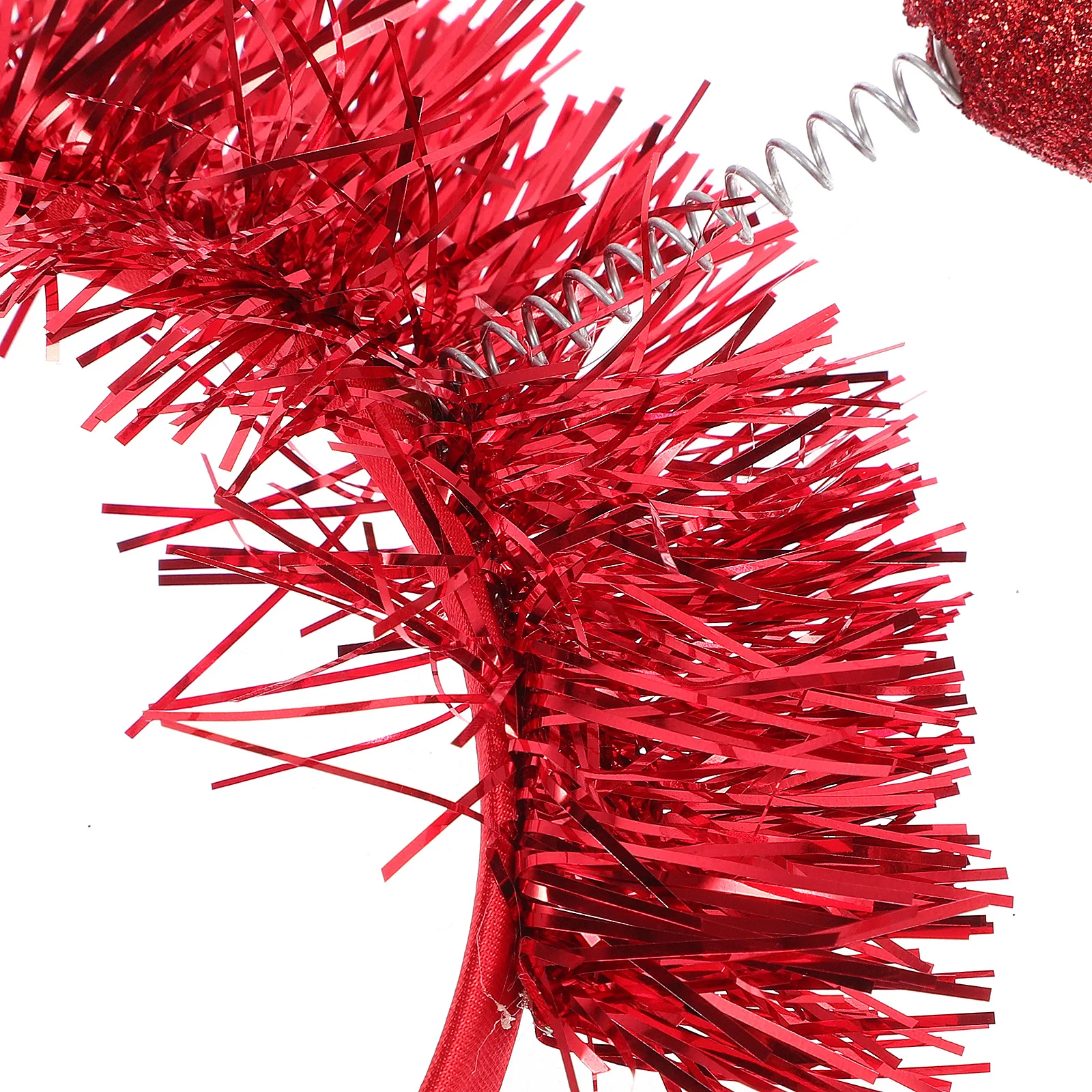 

2Pcs Romantic Headdress with Shiny Garland Heart Hair Hoop for Couples Party Carnival Festival Photography Decoration Accessory