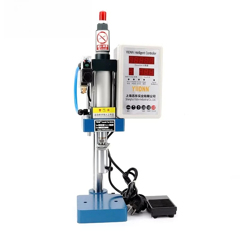 YIIDNN CE Small Pneumatic Punch Press With Controller And Double Buttons Stamping Punching Machines
