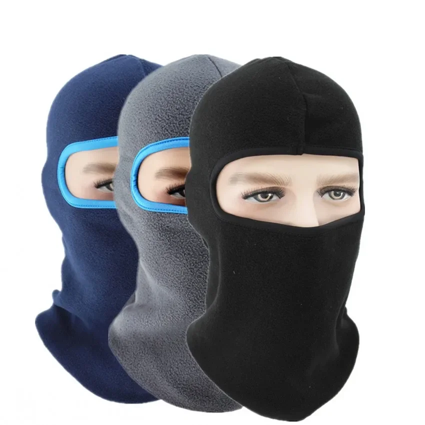 2023 Fleece Winter Warmer Thermal Windproof Balaclava Cold Weather Hat Helmet Liner Full Face Caps Men Women Cap Beanies