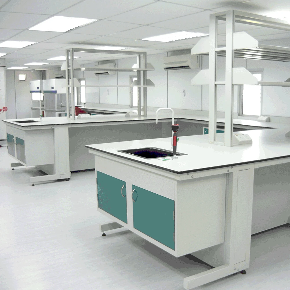 Cartmay Custom SEFA Laboratory Bench System Phenolic Resin Ceramic  Work Top Epoxy Resin Worktop for Lab University Project