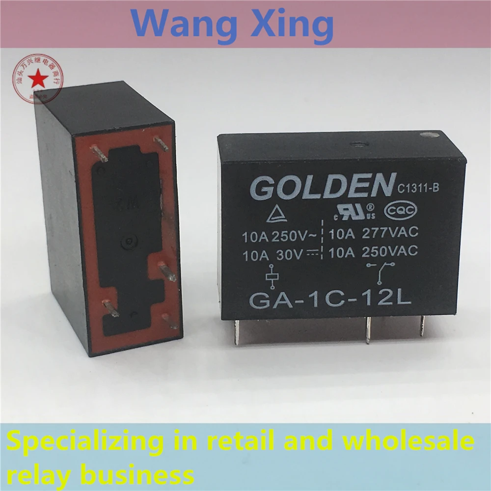 GA-1C-12L GA-1C-24L Relay daya elektromagnetik 5 pin