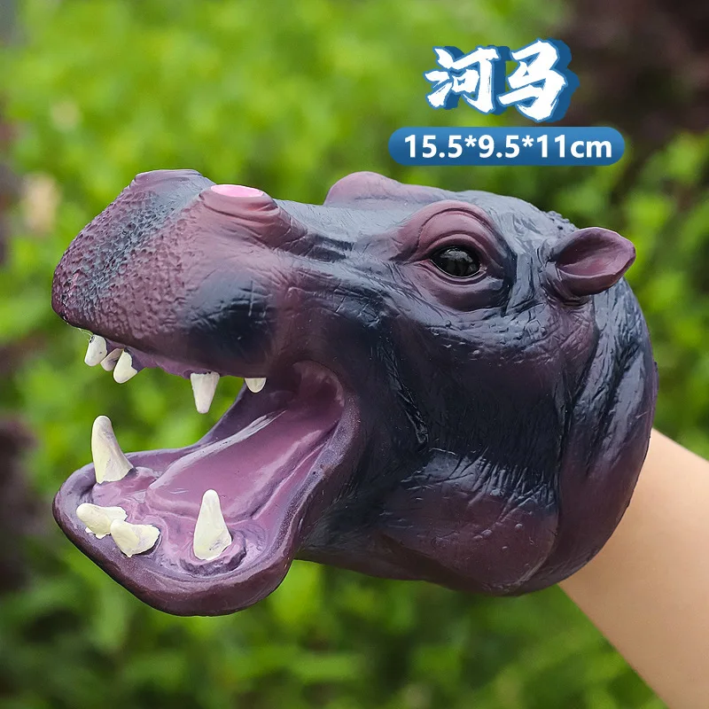 หุ่นมือรูปไดโนเสาร์ ของเล่นหุ่นจำลองหัวไดโนเสาร์ ทีเร็กซ์ ไดโน เจอรัส ฉลาม เสือ ตุ๊กตาไดโนเสาร์จากสวนสนุก ของเล่นตุ๊กตาไดโนเสาร์นุ่มสำหรับเด็กผู้ชาย ของขวัญสำหรับเด็ก