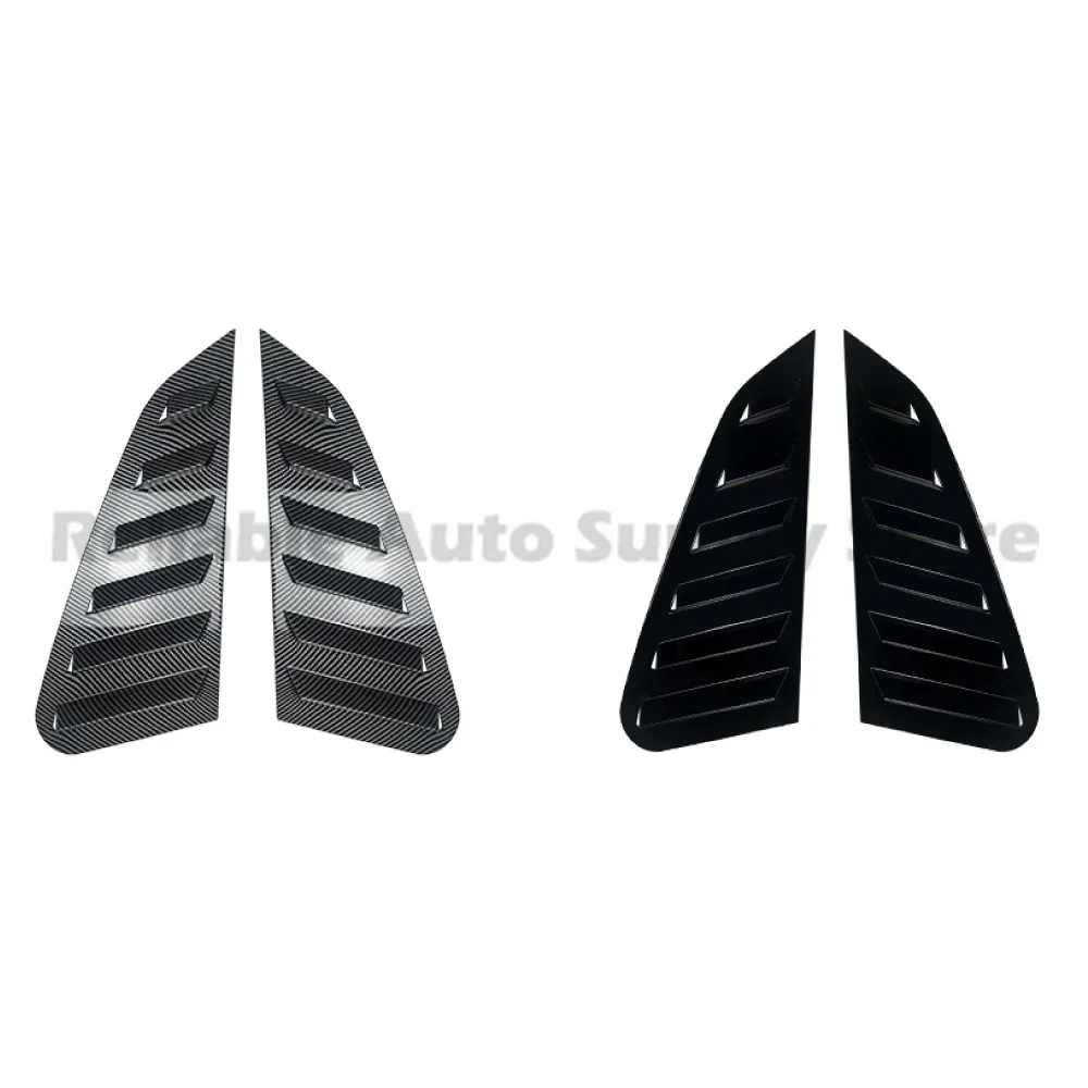 도요타 스바루 WRX 임프레자 STI 2011-2014용 자동 블라인드 삼각형 루버 창문 데칼 스타일링 개조 키트 액세서리