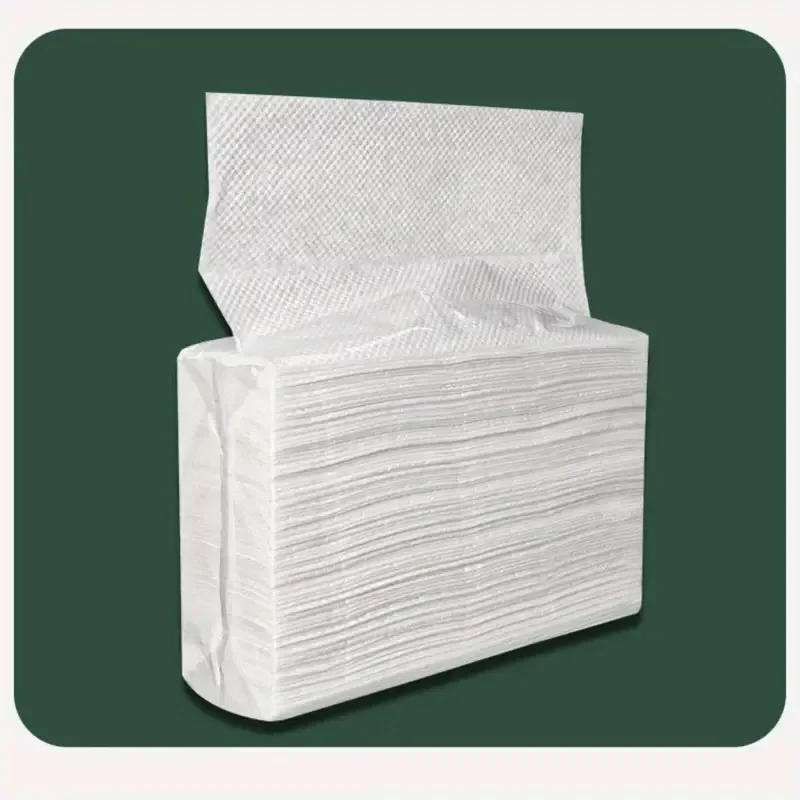 Disposable Absorbent Hand Towels Household Wiping Paper for Hotel Bathroom Kitchen Restroom Daily Use Individually Packed Tissue