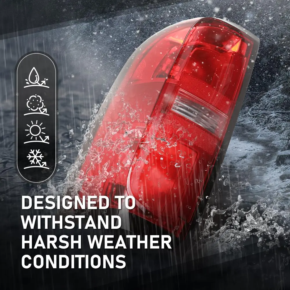 زوج تجميع الضوء الخلفي لسيارة تشيفي كولورادو 2015-2022 طاقم 4 أبواب/كابينة ممتدة فقط 84169777 Gm2800270 84630993 84169778 #5