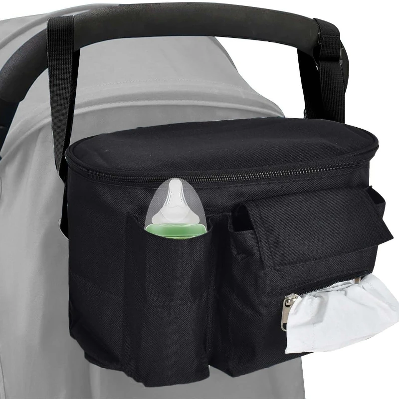 

Baby Stroller Storage Hanging Bag Large Capacity Travel Mommy Bag Baby Stroller Diaper Bag Baby Stroller Accessories Mom Gift