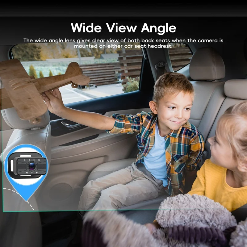 Super Sale 6.86'' IPS Screen Car Monitor CarPlay Android Auto Navigation Cast Baby Monitoring IR Night Vision Camera