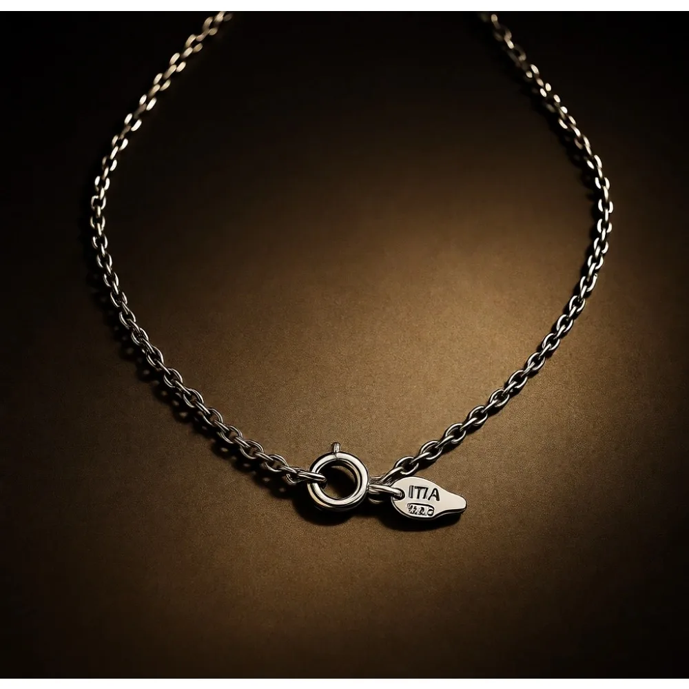 

Серебряное тонкое колье-цепочка 925 пробы для женщин, 14-24 дюйма, с улучшенной застежкой-карабином