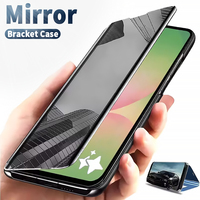 For Xiaomi Poco X7 5G Case Clear Mirror Hard PC Leather Back Cover for PocoX7 Poko Pocco Little X7 X 7 Full Protector Flip Funda