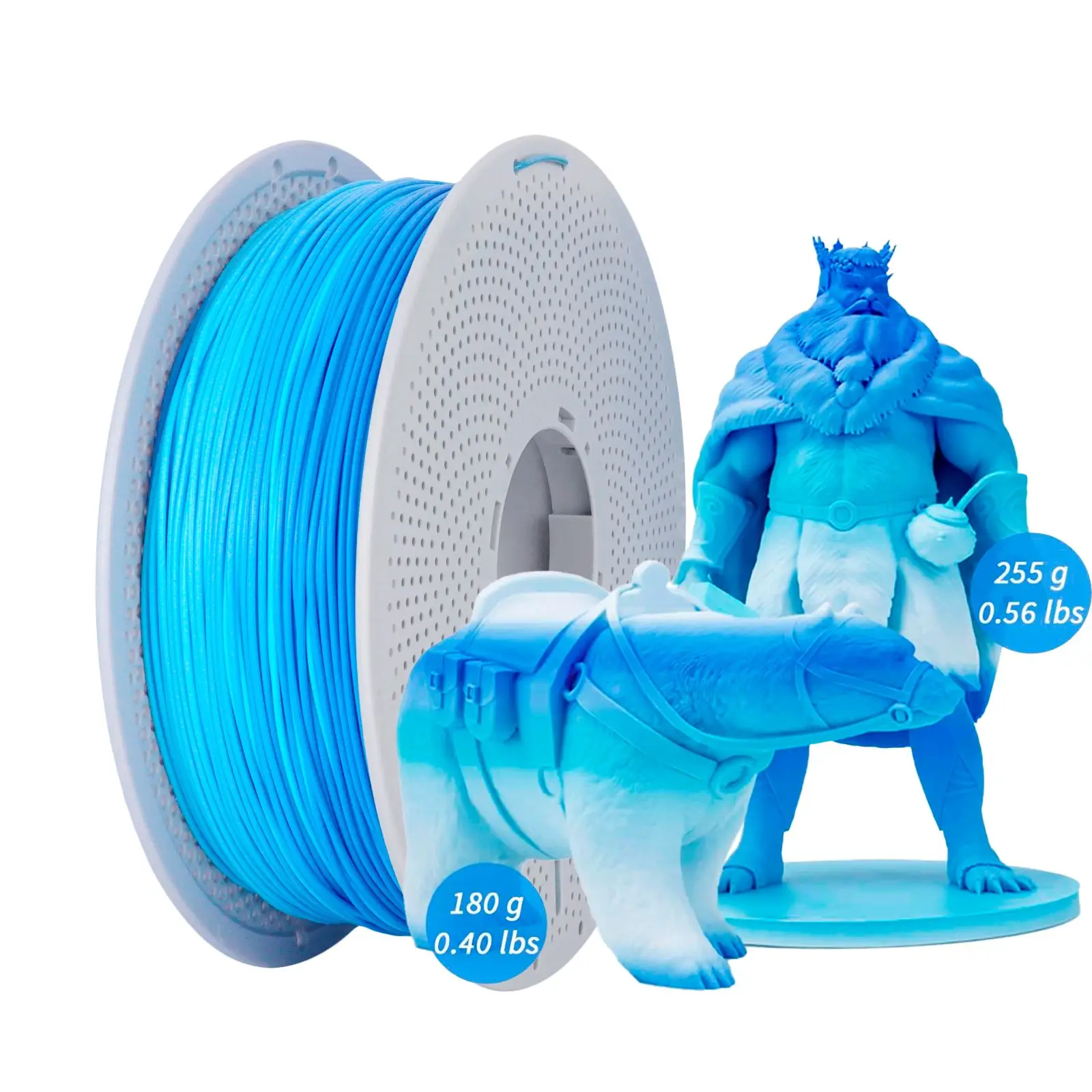 

Матовая градиентная радужная нить для 3D-принтера, быстрая смена цвета на длину PLA, точность объема +/- 0,03 мм, катушка 1 кг/2,2 фунта