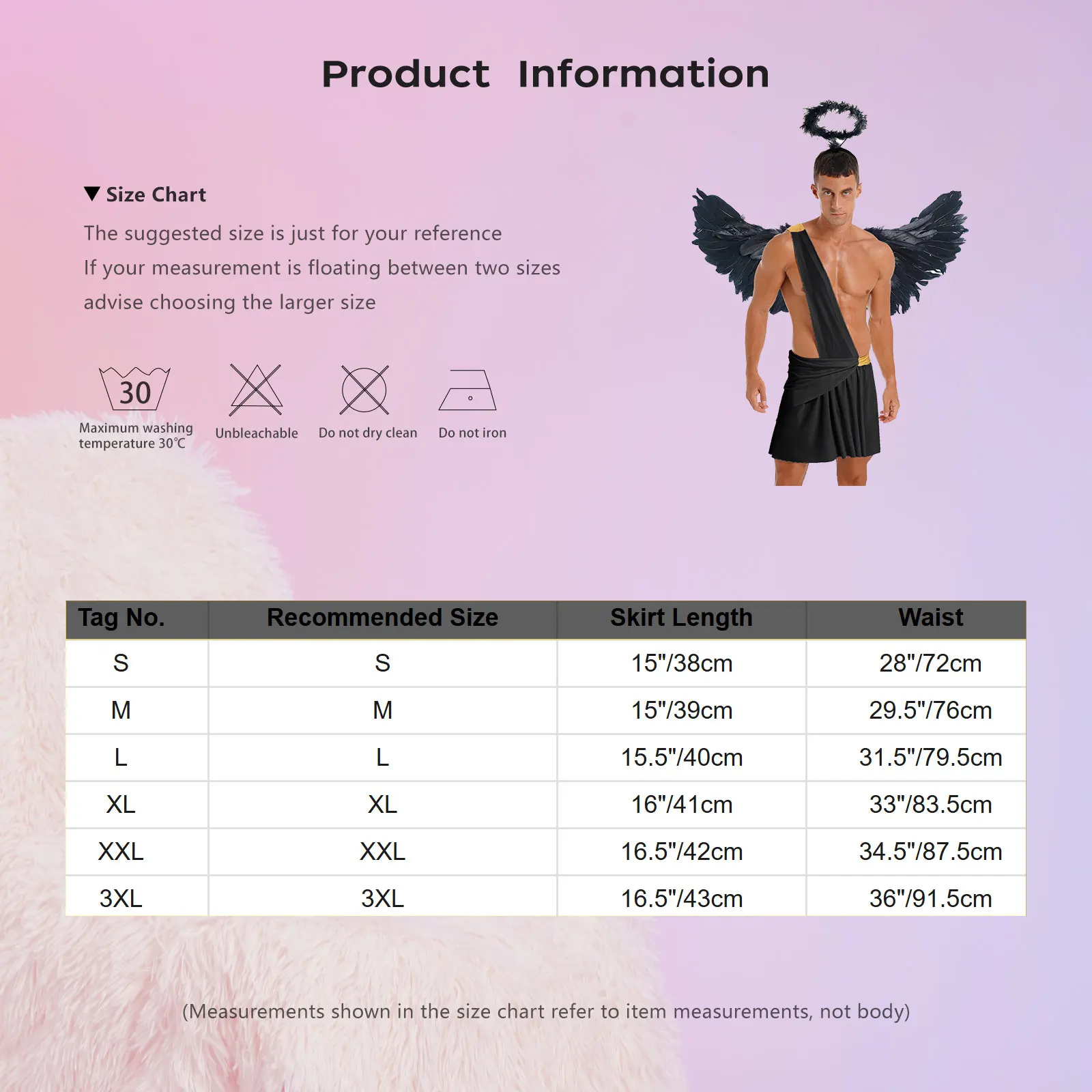Men Ancient Greek God Gladiator Costume One Shoulder Strap Skirt with Feather Angel Wing Roman King Prince Toga Robe Gown Outfit