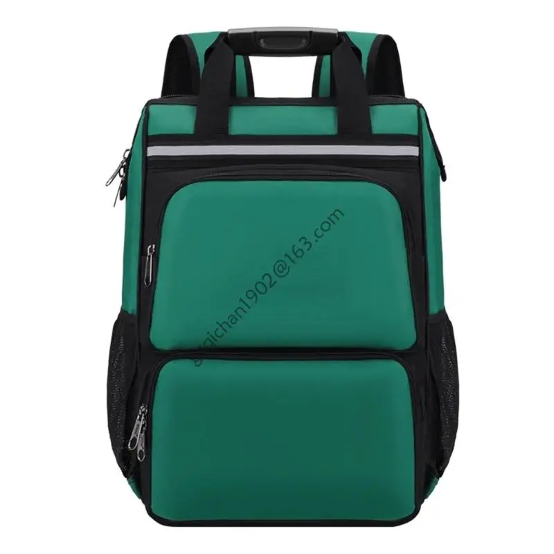 X7AB Zaino per attrezzi professionale Oxford impermeabile in tessuto Organizzatore attrezzi Zaino per riparazione Facile