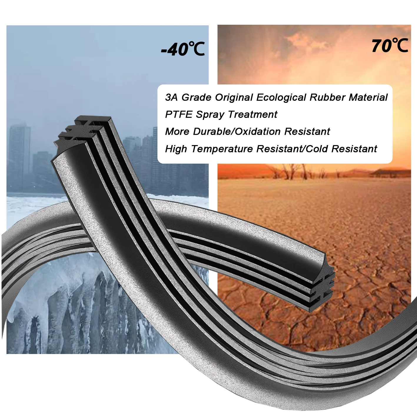 Kcimo Front Windshield Wiper Blades For Nissan Navara D22 1997-2004 Windscreen Window Car Accessories