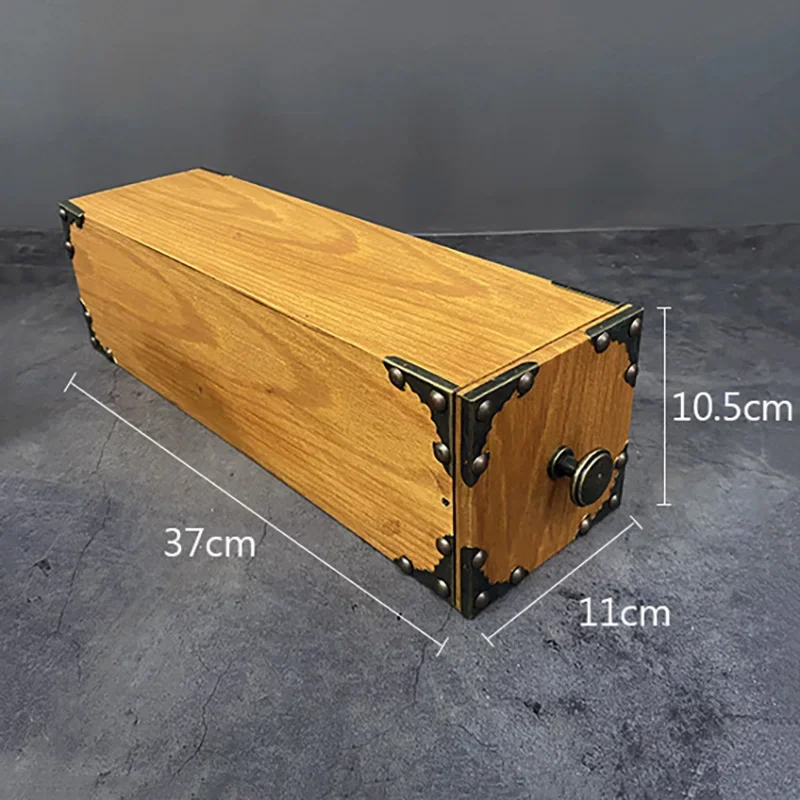 Wooden Drawer Box Magic Tricks Production Box Appear Vanish Magia Magician Stage Illusions  Mental Prop 37cm*11cm*10.5cm