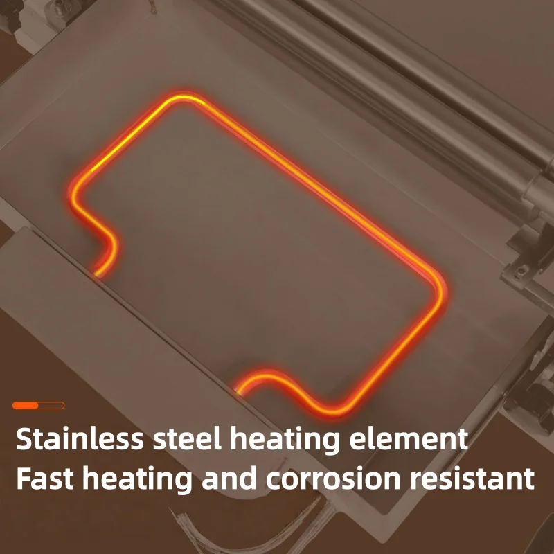 Stainless Steel Glue Coating Machine Hot Cold Dual Use Adjustable Gluing Thickness for Cardboard Paper Gift Box Album Binding view 4