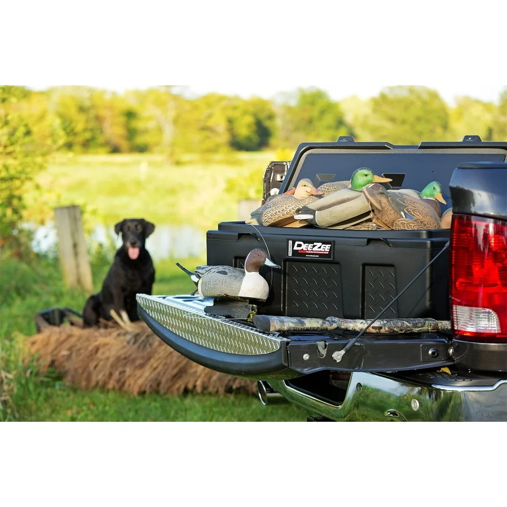 Universal Poly Chest Tool Box Utility Storage Lightweight Truck Boat Trailer Garage Workshop Dorm Room Barn 3.6cu-ft Capacity