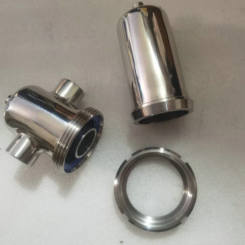 

Sanitary gas NPT BSP filtered air with sintered stainless steel filter and food grade