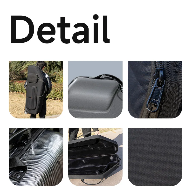 حافظة أدوات الساكسفون ذات العلامة التجارية Yuediao مع أشرطة كتف مزدوجة وعجلات للسحب وملحقات الأدوات