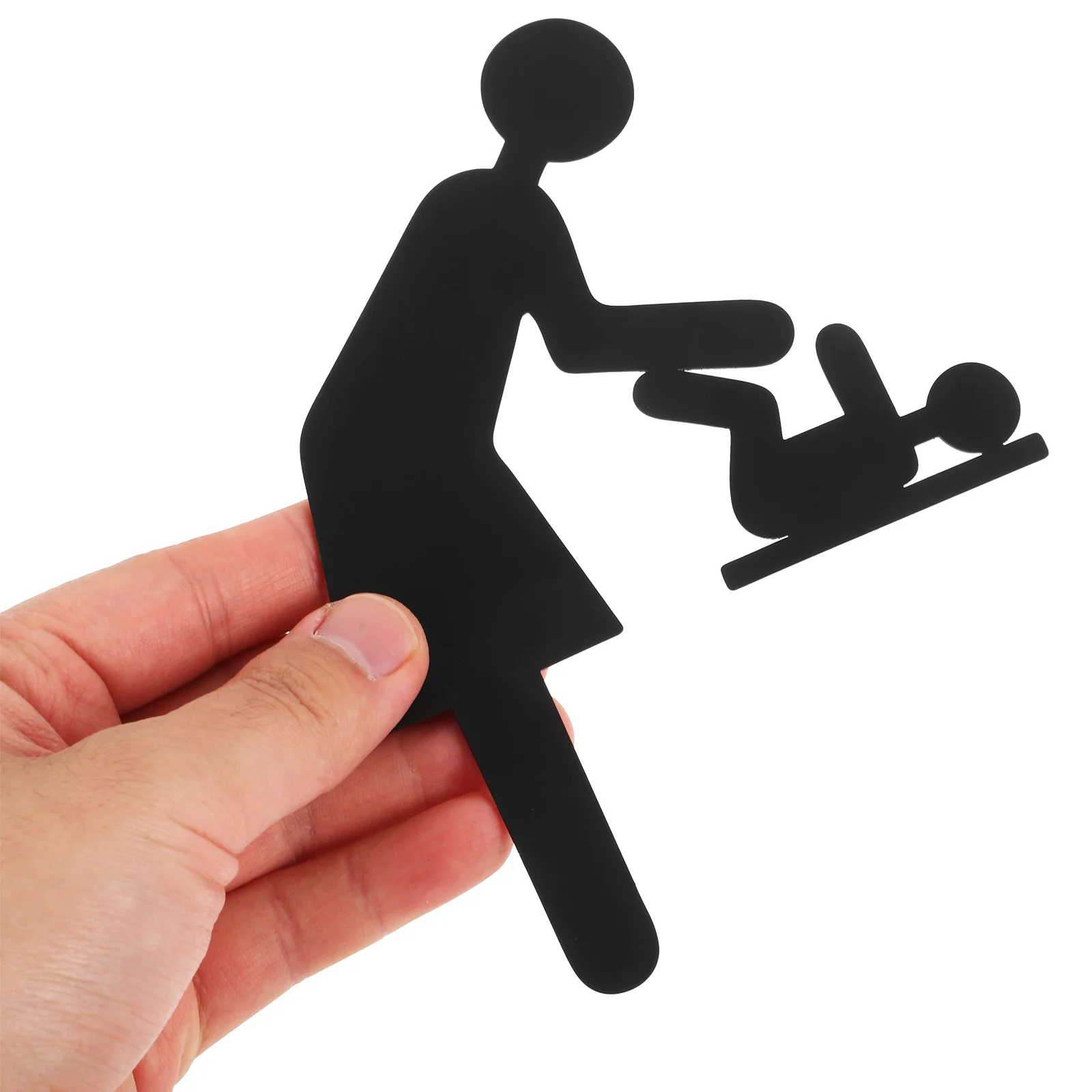 Segnaletica per il cambio dei pannolini Segnaletica per il bagno per la stazione del bambino aziendale Indicatore infantile Identificazione della vernice per il bagno