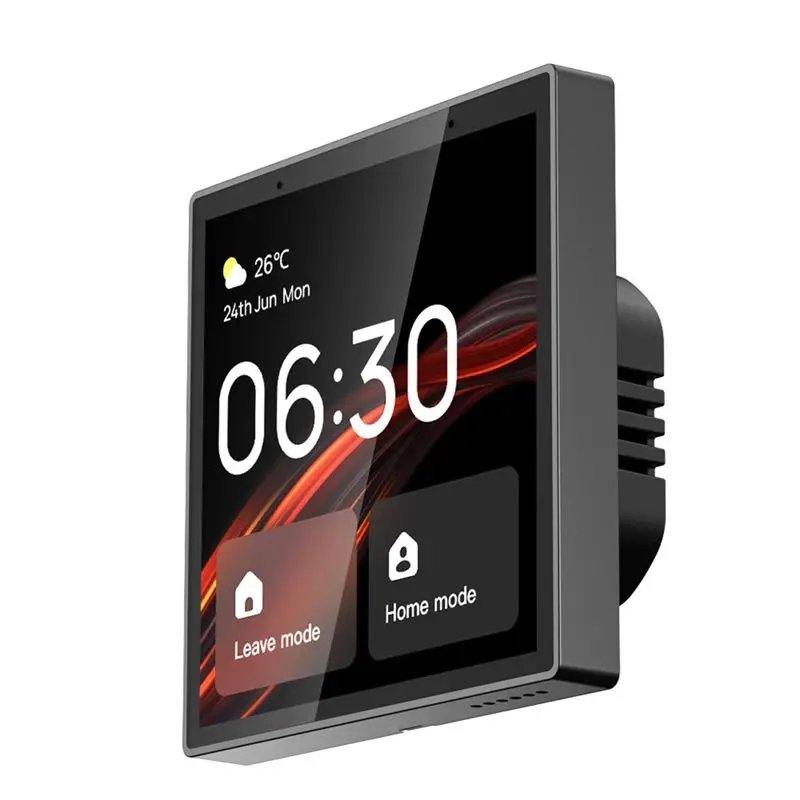 

FFYY-Smart Home Control Panel Voice Control Interruptor Tuya Smart Home With 4-Inch Touch Screen For Smart Home Control