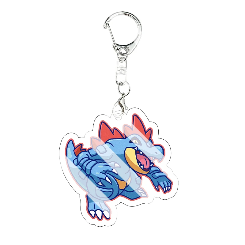 Dragonite Mimikyu Acryl-Schlüsselanhänger Zorua Jirachi Phantump Cartoon-Anhänger Schlüsselring Sammlerstück Taschenanhänger Anime Geburtstagsgeschenk – Detail 9