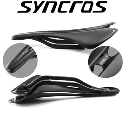 SYNCROS  carbom saddle  Carbon Fiber MTB Bicycle Saddle Bike Seat Cushion Road/Mountain Fold Bike Front Seat Cycing Seatposts