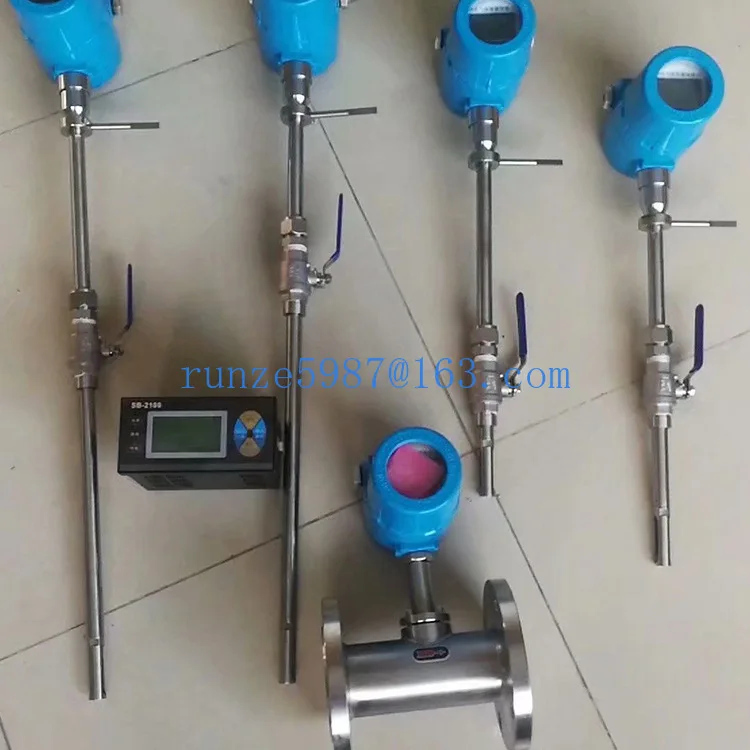 Direct heating gas mass flow meter, accurate flow meter quality assurance