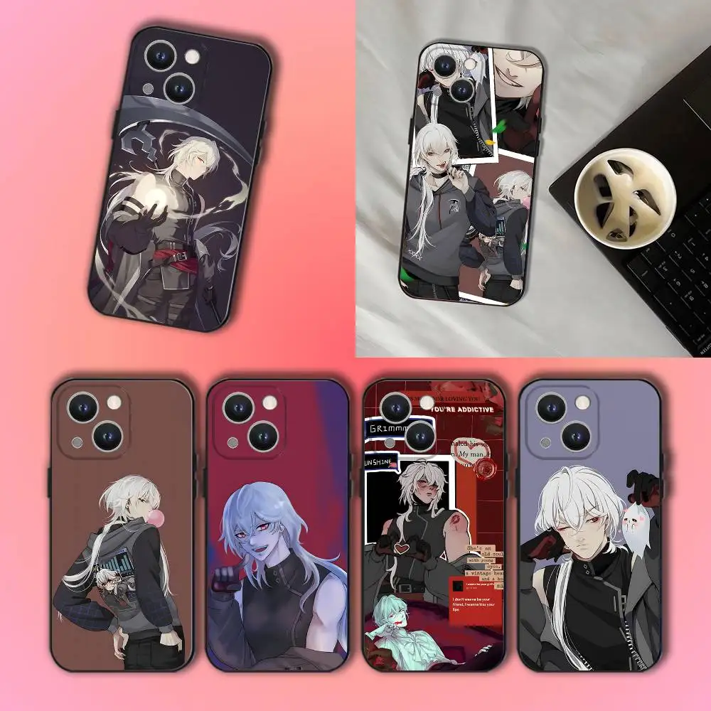 

A D-Date with D-Death Phone Case For iPhone 17,16,15,14,13,12,11,Pro,Max,Plus Black Soft Cover