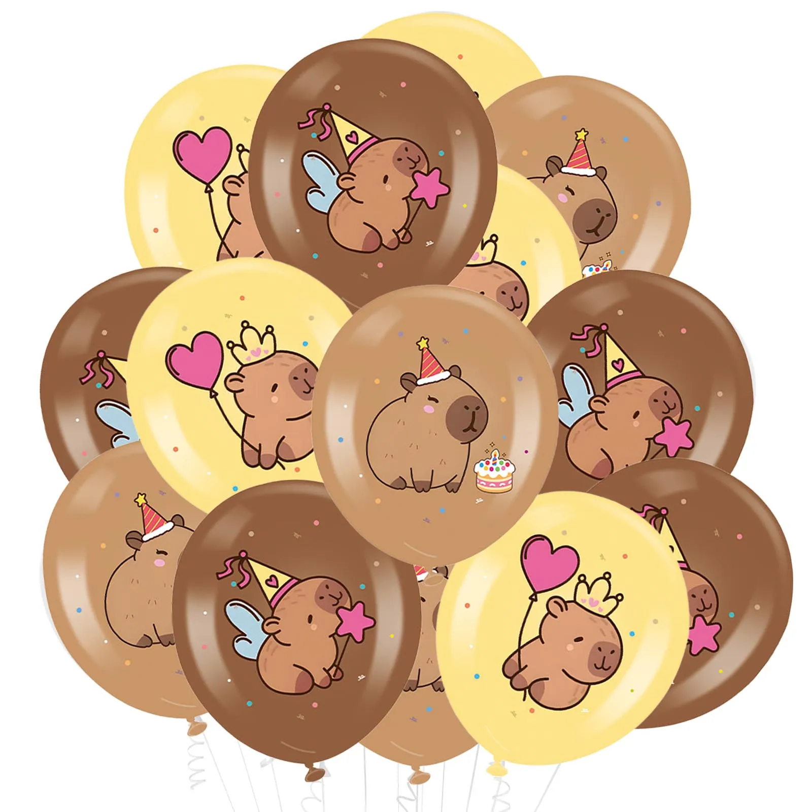 Capybara-Latexballons, 30,5 cm, niedliche Capybara-Ballons für Kindergeburtstage, Babyparty, Capybara-Motto-Partydekorationen – Detail 1