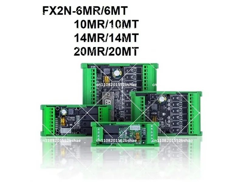 FX2N PLC Board with Shell High-speed Count Analog 2AD 0-10V DC24V Relay Transistor Output 6MR 10MR 14MR 20MR 6MT 10MT 14MT 20MT