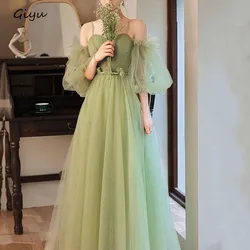 Giyu Fairy 3D Followers Korea Wedding Dress Photoshoot Beading Sweetheart Collar Floor-Length Evening Gown Dress