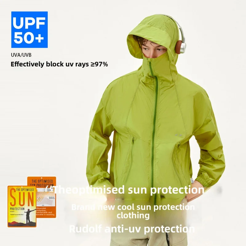MAQVOB High Quality EU US Size Luxury Outdoor Lightweight Sports Hiking UPF50 Waterproof Sunproof Jacket for Men and Women