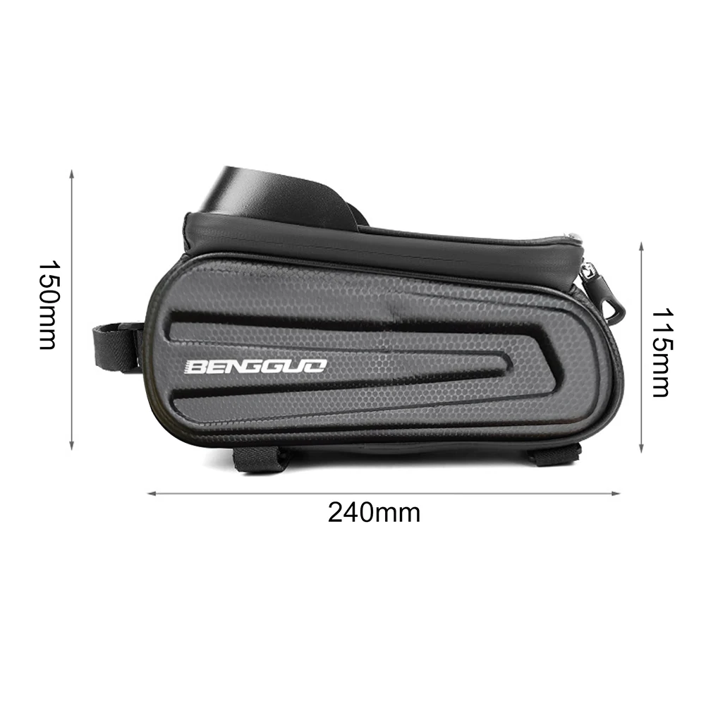 1л велосипедная сумка, водонепроницаемая велосипедная сумка с сенсорным экраном, верхняя передняя трубчатая рама, сумка для шоссейного велосипеда MTB, чехол для телефона 4,7-6,5, аксессуары для велосипеда