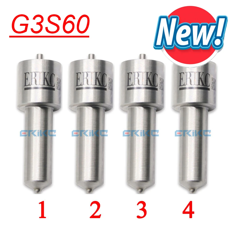 

4PC G3S60 Diesel Fuel Injector Nozzle G3 S60 Sprayer Tips for DENSO 295050-1151 295050-1851 293400-0600 295050-4350 295050-1290