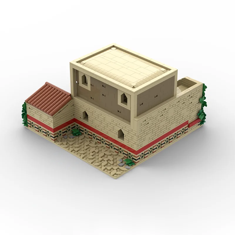 ตัวต่อ MOC Age Empires บ้านสไตล์ตะวันออกกลาง 2068 ชิ้น ของเล่นแบบประกอบเอง ของขวัญคริสต์มาส ไอเดียของเล่น DIY ตัวต่อเสริมพัฒนาการ ของขวัญวันเกิด