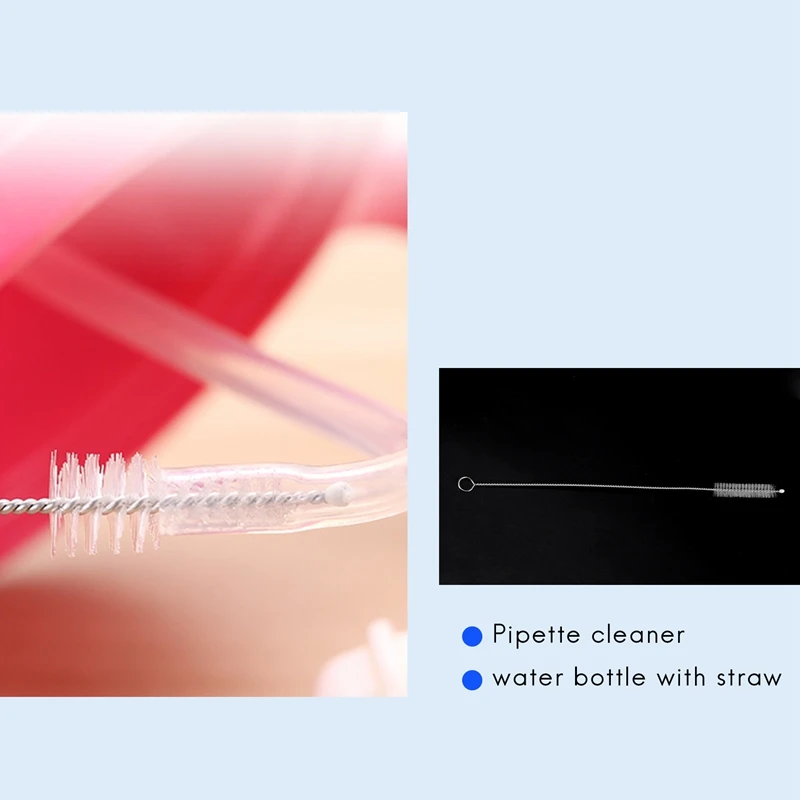 Bouteille d'eau avec pailles ajustables et réutilisables, ensemble de 3 pailles pour pot de 1000Ml/2000Ml