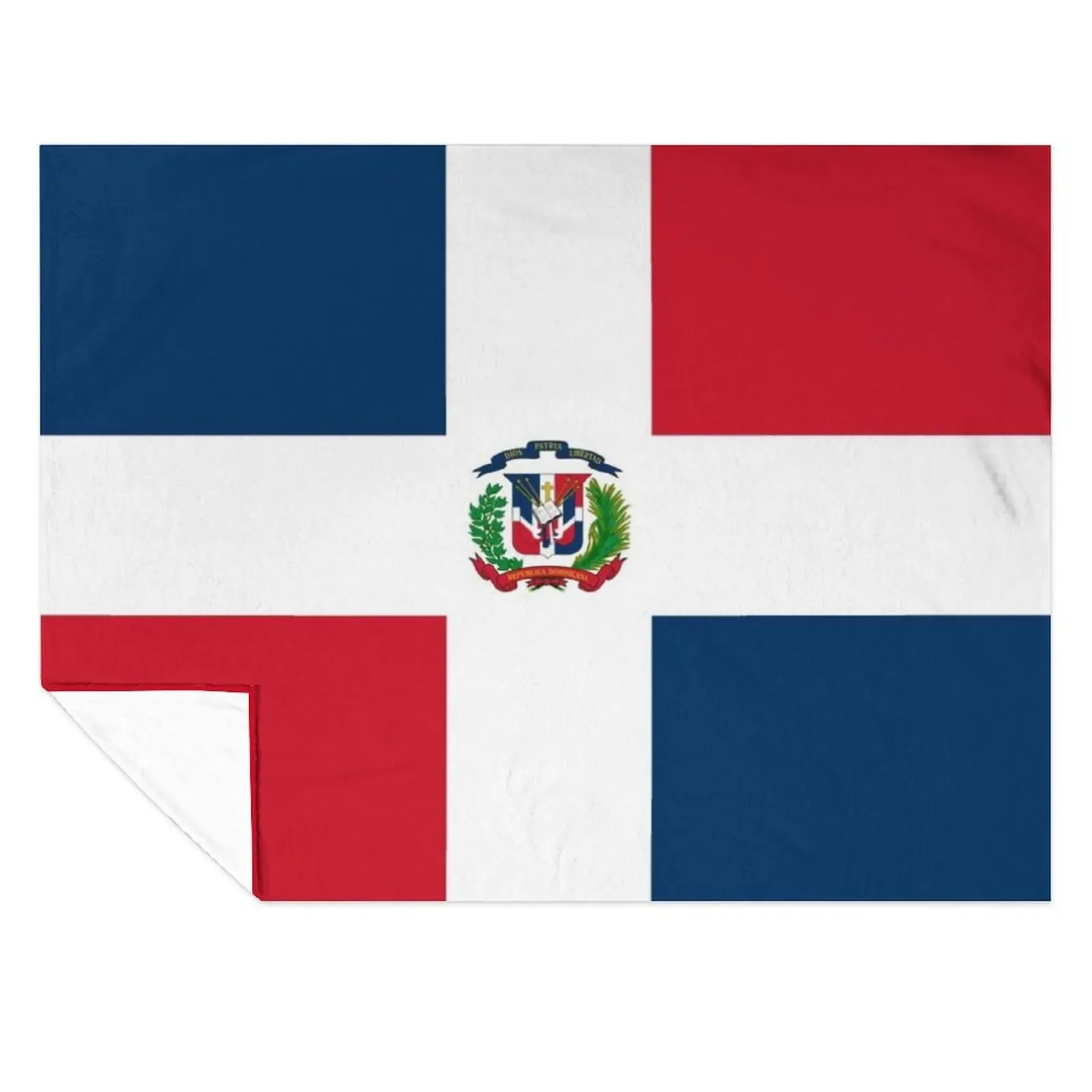 

Dominican Republic Flag Throw Blanket Cute Plaid Luxury Thicken Blankets For Bed Decorative Beds Blankets
