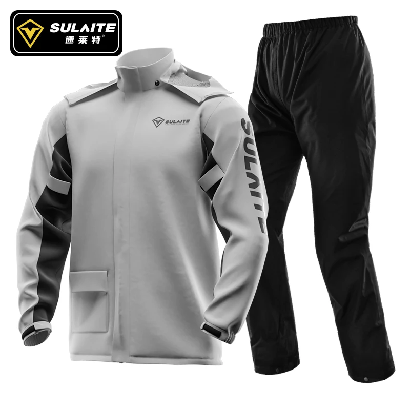 SULAITE-Impermeável à Motocicleta, Impermeável Motocross Suit, Rainwear Shoes Capa, Ciclismo, Pesca, Escalada Casacos