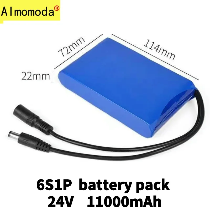 24V6S1P battery pack with large capacity and small volume DC male and female suitable for audio lights stalls charging batteries